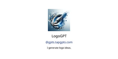 LogoGPT GPTs features and functions, examples and prompts | GPT Store