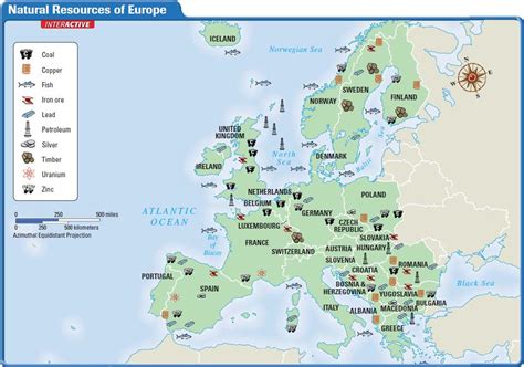 Europe: Landforms and Resources