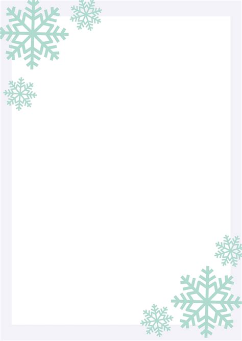 Snowflake Template For Microsoft Word - Free Word Template