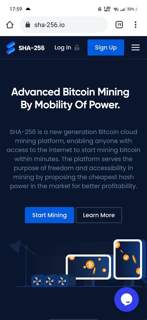 Bitcoin cloud mining Sha-256.io. SHA-256 is a Bitcoin (BTC) cloud ...