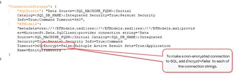 Configurable SQL Connection Strings