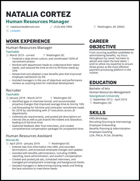 28 Human Resources (HR) Resume Examples for 2024