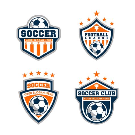 soccer badge logo 3406497 Vector Art at Vecteezy