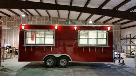 8.5' x 20' x 7' Custom Built Concession Trailer with 2- 3'x6 ...