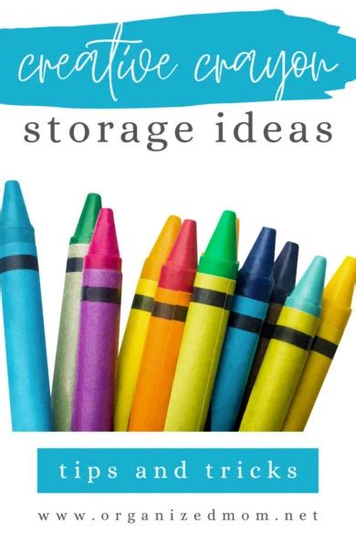 Creative Crayon Storage Ideas - The Organized Mom