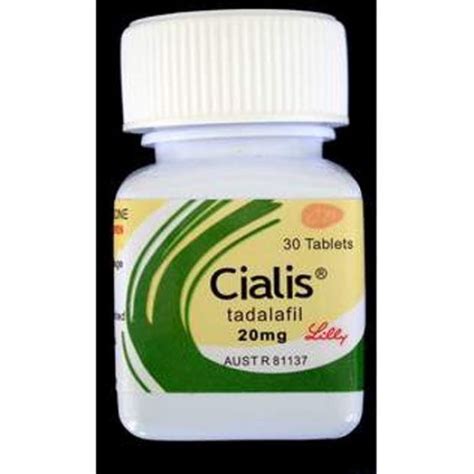 Cialis 20 mg Brand Lilly - bottle of 30 pills D - Cialis