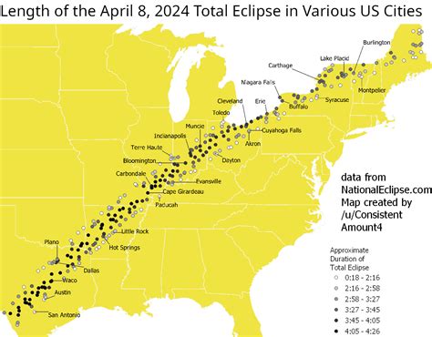 Looks like we can plan to be perfectly situated for an eclipse in 2024. : r/bloomington