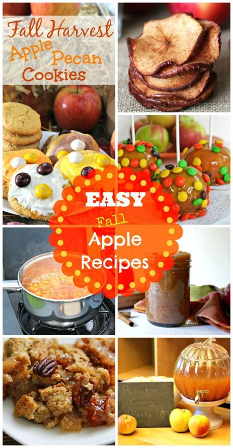 Easy Fall Apple Recipes | Scrappy Geek