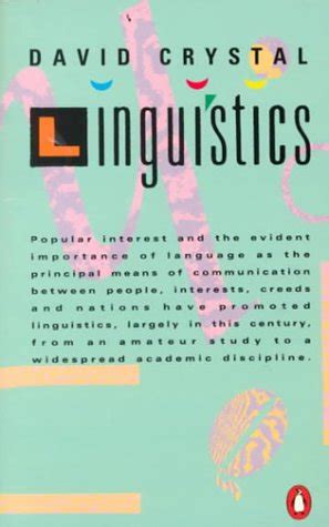 Linguistics by David Crystal — Reviews, Discussion, Bookclubs, Lists