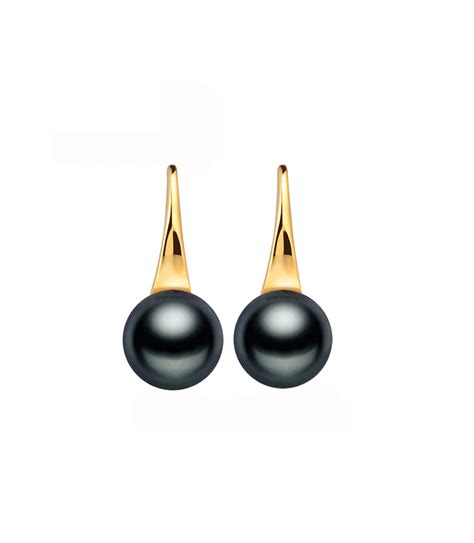 titikas.ch| Freshwater Pearl Earrings - Jewelry Colour Black
