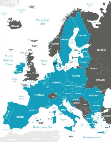 EU Map | European Union Map 2023