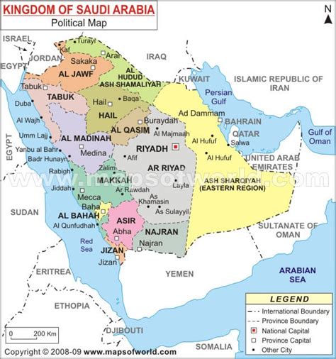 Saudi Arabia Map