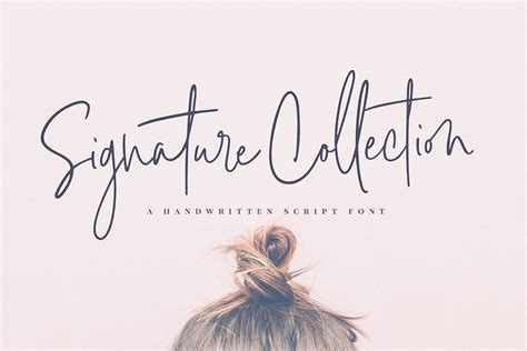 Signature Collection Script Font | Script fonts, Handwriting fonts, Script