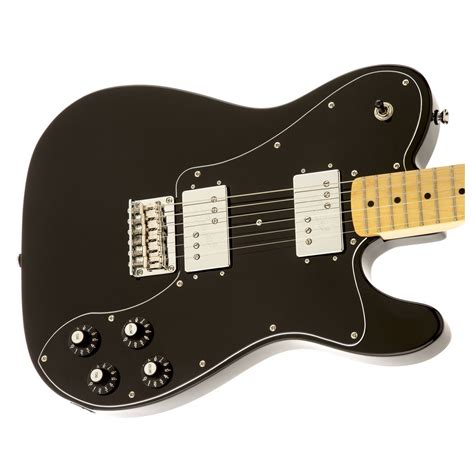 Squier by Fender Vintage Modified Telecaster Deluxe, Black | Gear4music