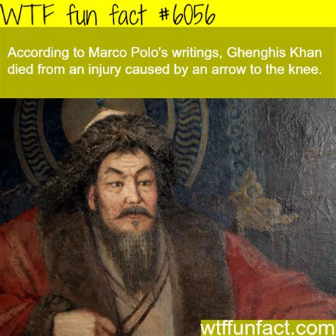 genghis khan cause of death wtf fun facts