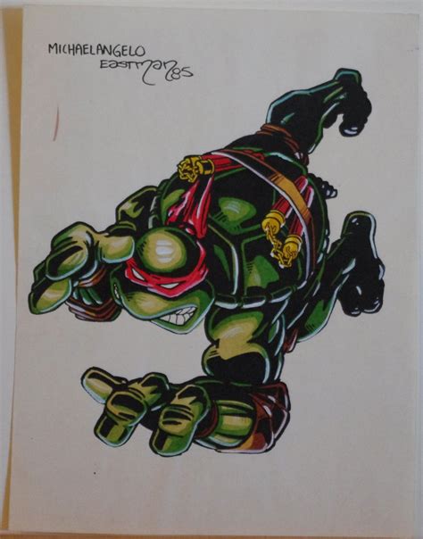 KEVIN EASTMAN original art, TEENAGE MUTANT NINJA TURTLES, 1985, 11 x17 , TMNT, in High Quality ...