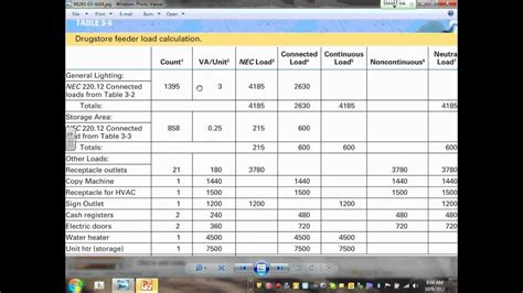 Electrical Commercial Load Calculation EWC CH#3 10 09 12 - YouTube