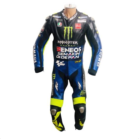 Yamaha motorbike racing leather motorcycle riding suit