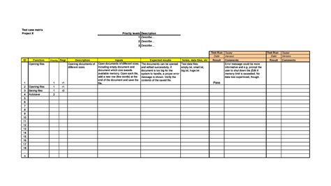 Test Case Template For Agile