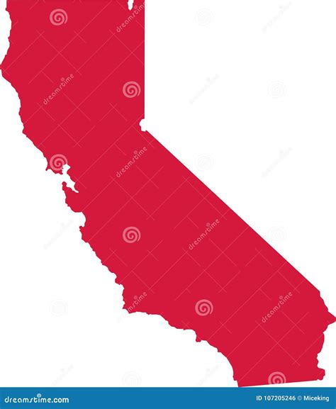 California Map. State And District Map Of California. Administrative And Political Map Of ...
