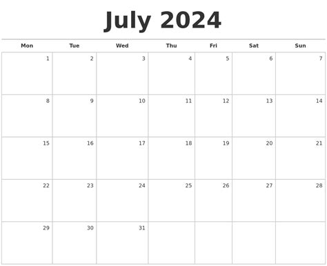 Blank Calendar Template With Holidays 2024 New Perfect Most Popular ...