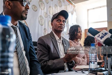 Eskinder Nega , journalist and leader of the Balderas for Democracy... News Photo - Getty Images