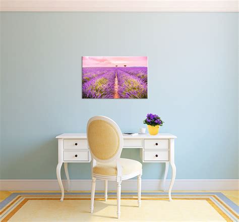 Lavender Field Canvas Art Lavender Canvas Wall Art Lavender | Etsy