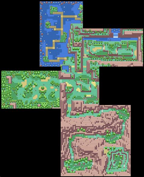 Pokemon Safari Zone Map