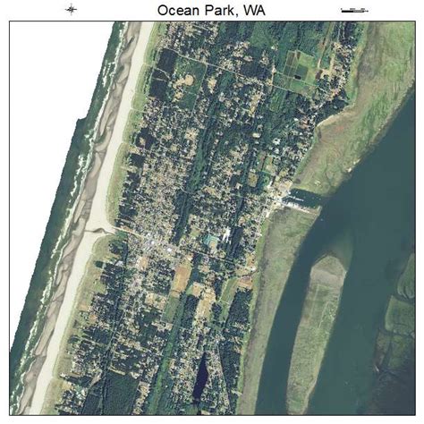 Aerial Photography Map of Ocean Park, WA Washington