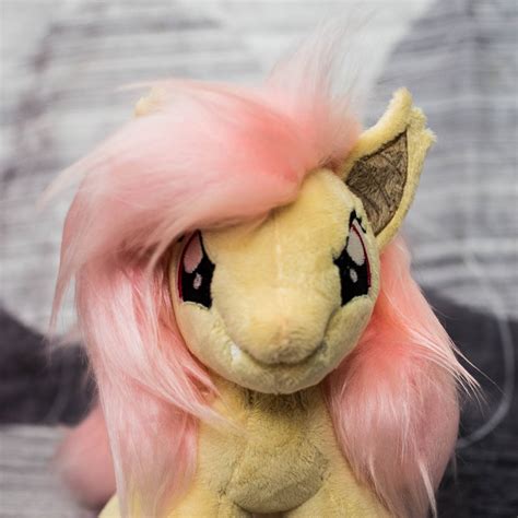 Plush Flutterbat Fluttershy Vampire Fruit Bat Custom