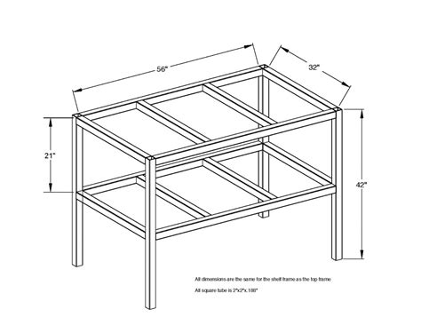 3x5 square tube welding table parts dimensioned.tcd - Red Wing Steel Works