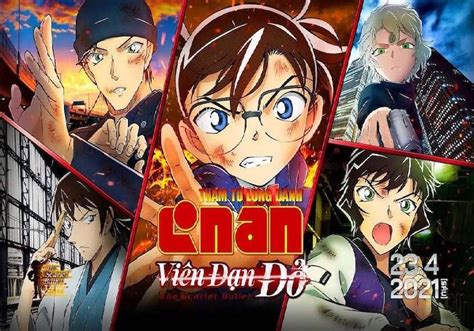 Review Thám Tử Lừng Danh Conan Movie 24 Viên Đạn Đỏ