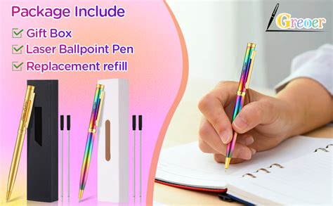 Thank You Pen+2pcs Replaceable Refills+Gift Box Set, Laser Engraved ...