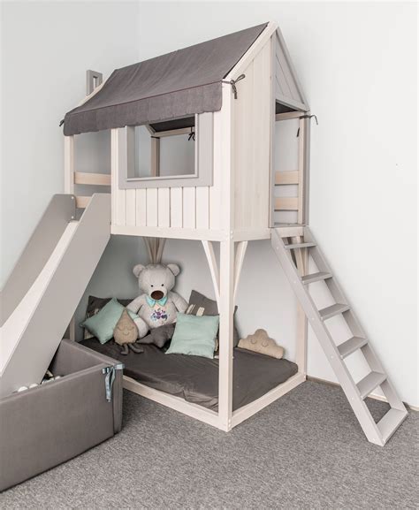 Loft bed, playhouse, children bed, bunk bed for kids, kids furniture ...