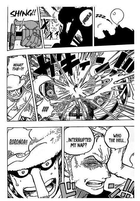 One Piece chapter 1071 emphasized the parallel between Zoro and Whitebeard