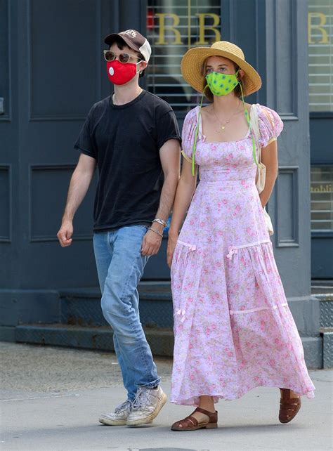 MAYA HAWKE and Tom Sturridge Wearing Masks Out in New York 08/02/2020 ...