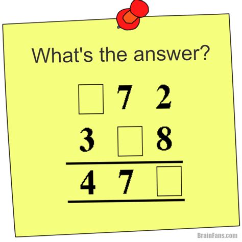 Brain teaser - Picture Logic Puzzle - what's the answer math - what's ...