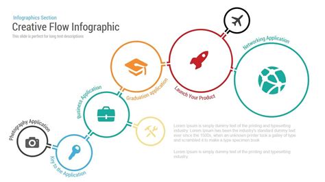 Creative Flow Infographic Powerpoint template | Infographic powerpoint ...