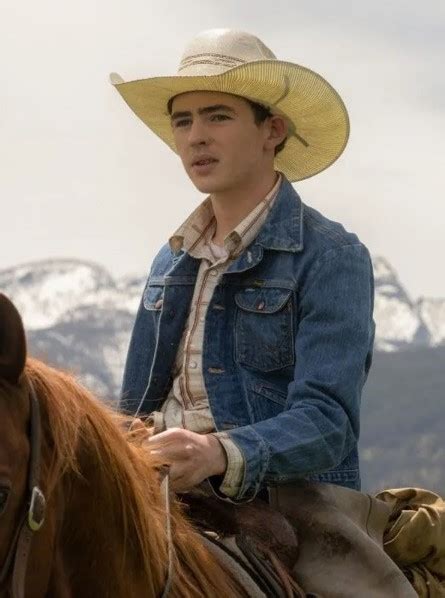 Finn Little Yellowstone Season 5 Carter Blue Denim Jacket | Skinler