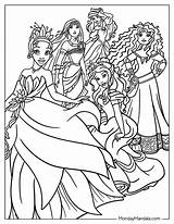 36 Disney Princess Coloring Pages Free PDF Printables sketch template