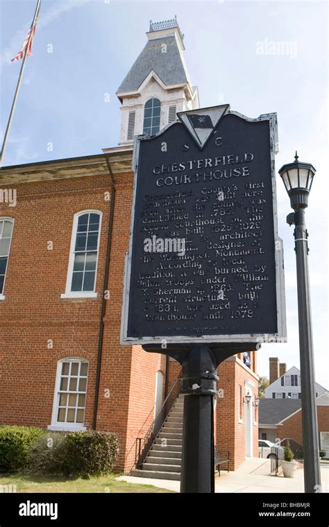 CHESTERFIELD COURTHOUSE Chesterfield County's first courthouse was ...