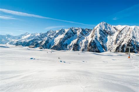 Austrian Alps in the Winter Stock Photo - Image of chairlift, hiking ...