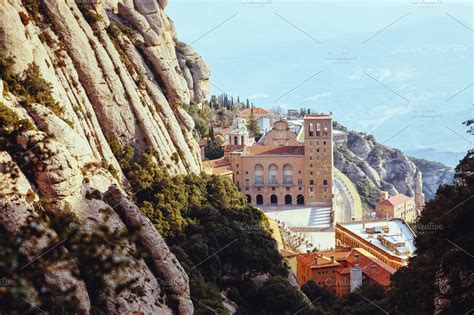 Monastery of Montserrat | High-Quality Architecture Stock Photos ~ Creative Market