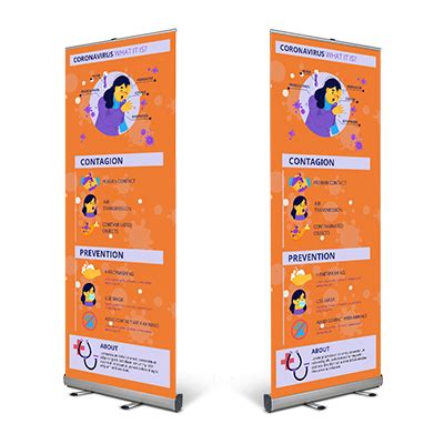 Shop Safety Roll-Up Banner Stands | Circle One