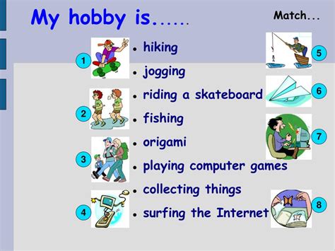 PPT - hobbies PowerPoint Presentation - ID:626