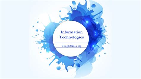 Information Technologies Powerpoint Template - Google Slides Templates