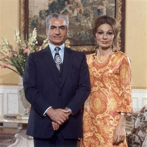 Shah of Iran Mohammad Reza Pahlavi and Wife Farah, 2500th Anniversary ...