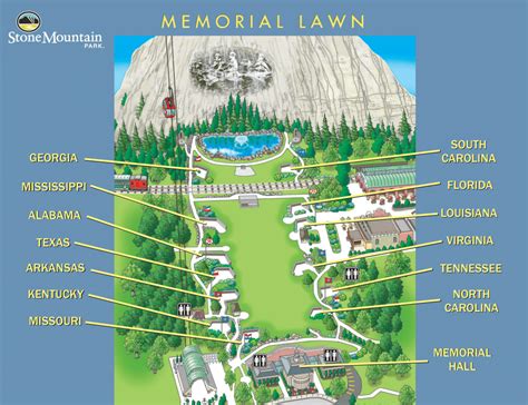 Stone Mountain Park Map and Brochure (2015 - 2023) | ThemeParkBrochures.net