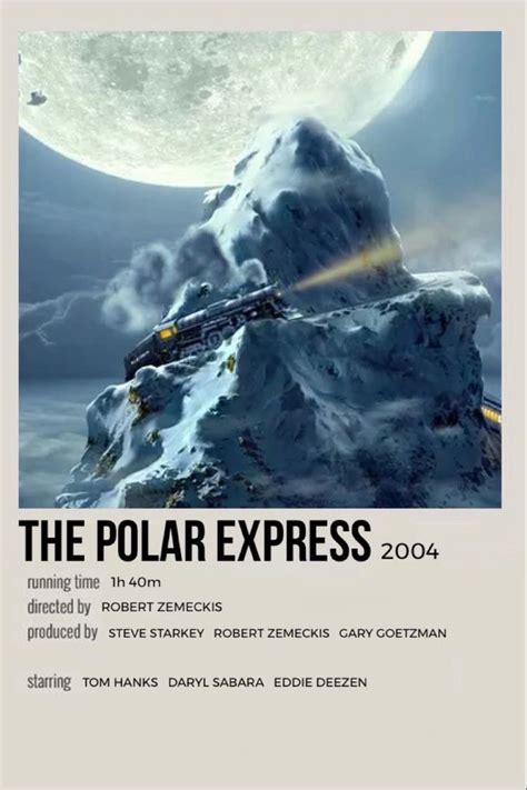 The Polar Express | Polar express movie, Polar express, Movie posters minimalist