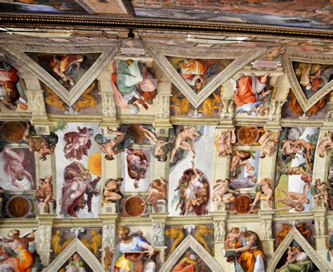 Paintings in the Sistine Chapel Editorial Stock Photo - Image of ...